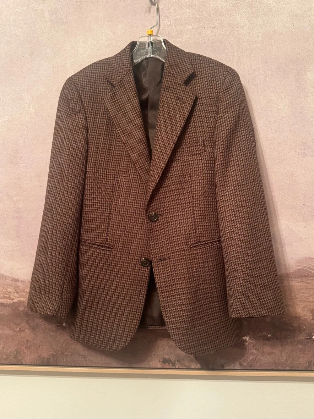 Chaps Boys  houndstooth check Brown  Blazer / Size 10R